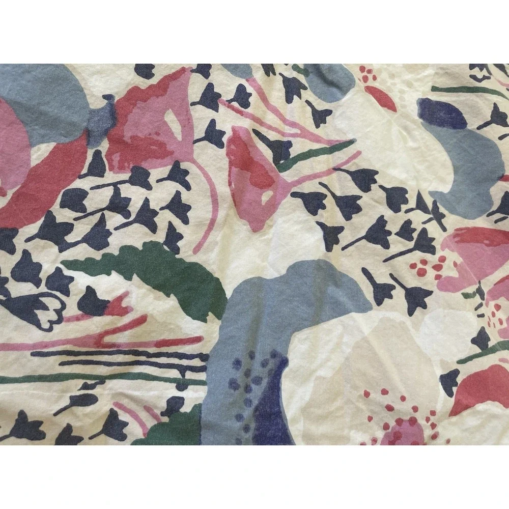 Ralph Lauren Sophie Watercolor Full/Queen Duvet Cover & Pillow Sham Blue Pink